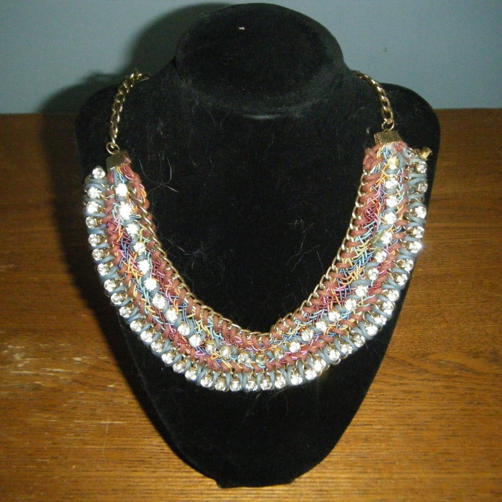 Goldtone Multi Colored Neckace